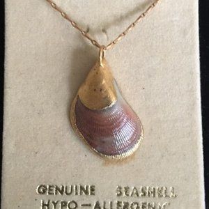 Sea Shell Gold Plated Necklace